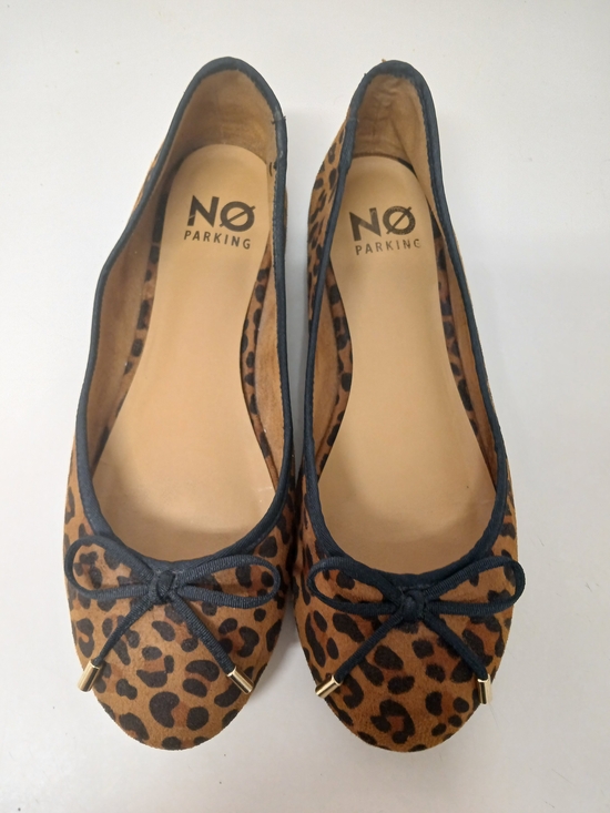 No Parking Shoes - NWOT! Leopard-Print Ballet Flats - Brown/Black